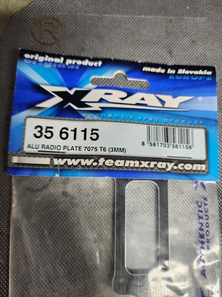XRAY Aluminum Radio Servo Plate 7075 T6 (3mm) XRA 356115 XB8 XB8R TQ BNIP LQQK! - Image 2 of 3