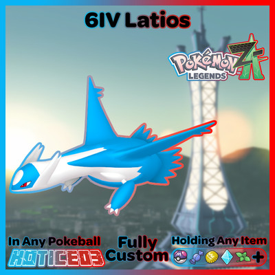   Latios 6IV   Mega Dimension Pokemon Legends ZA In Hand Ready   Fast  