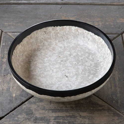 Uttermost Rastia 14" Wide Neutral Terrazzo Decorative Bowl - Picture 3 of 5