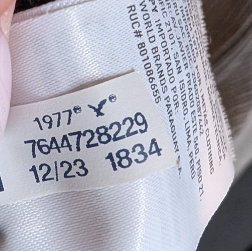 American Eagle Damski szary oversize Luźny prążkowany dzianinowy sweter z okrągłym dekoltem XL - Zdjęcie 9 z 9