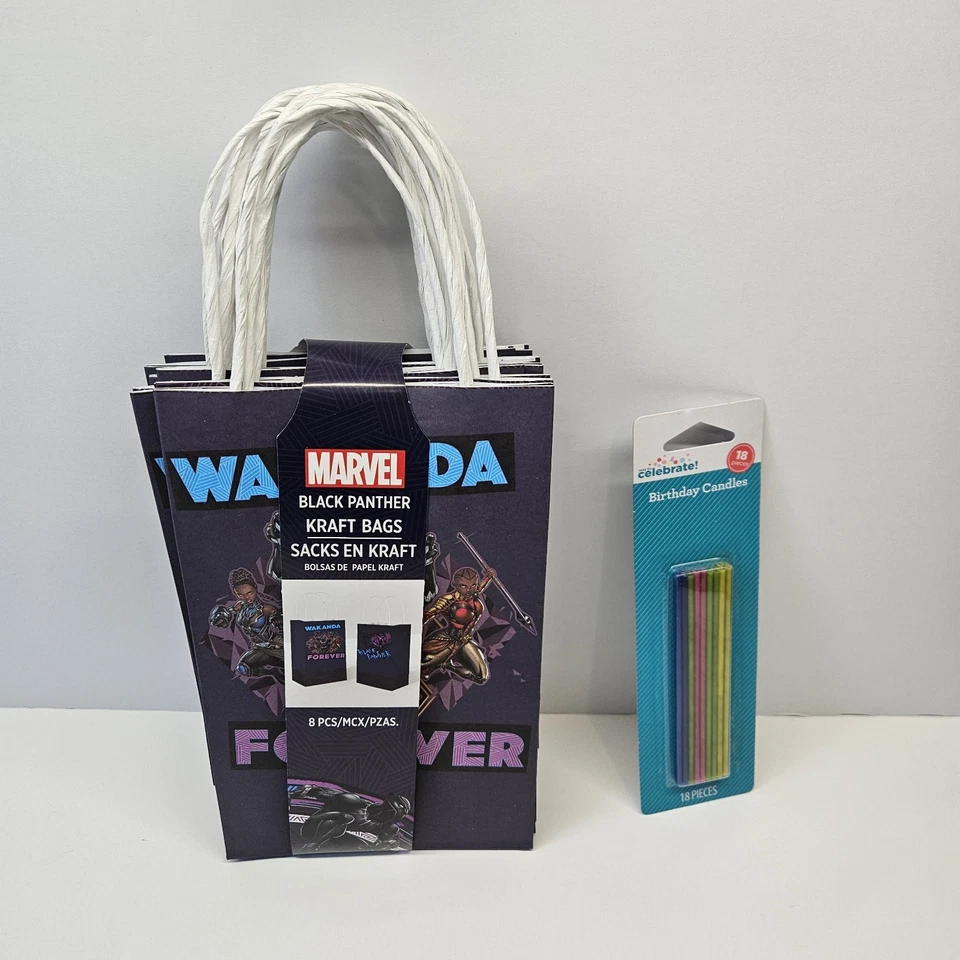 Lot of Black Panther Wakanda Birthday Party Supplies and Decorations - NEW - Image 4 of 4