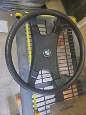 Bmw E28 E30 4-spoke Steering Wheel 11188102 Original Rubber Good Condition