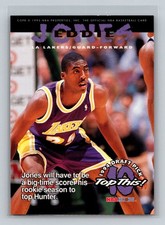 1994-95 Hoops #430 Eddie Jones / Lindsey Hunter Estudiantes Basketball Card