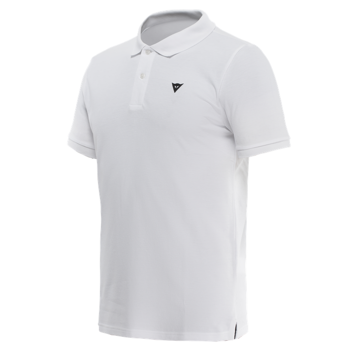 Dainese Vibrant Speed Demon White Polo Shirt Sports Urban Casual Men's T-Shir...