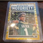 2025 Panini Mosaic Football Reactive Yellow Matthew Golden #21