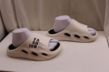 Men's Summer EVA Massage Slippers Non-Slip Thick Sole White Fashion M6/7 W7/8