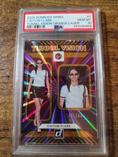 2024 Donruss WNBA Caitlin Clark Tunnel Vision Orange Laser /399 PSA 10 Gem Mint