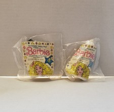 Barbie Vintage 1990 McDonald's Happy Meal Toy Lot of 2 Sealed 6  8