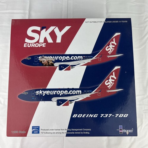Extremely RARE 1:200 Inflight SkyEurope Boeing 737-700 OM-NGA