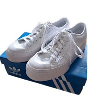 Adidas Sneaker Damen Nizza Plattform Weiß Gr...