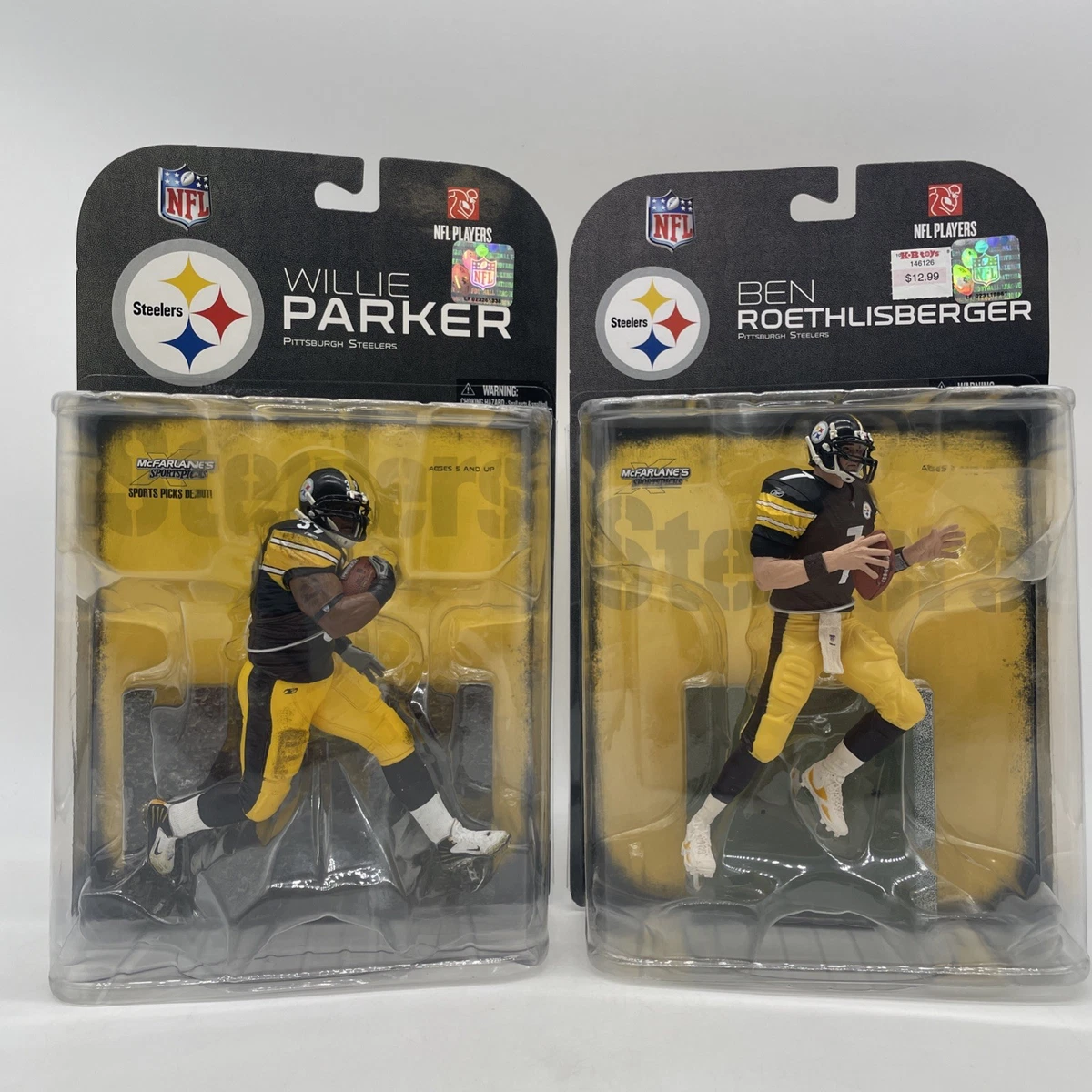 ピッツバーグスティラーズ♯トロイ ポラマル フィギュア Troy Polamalu