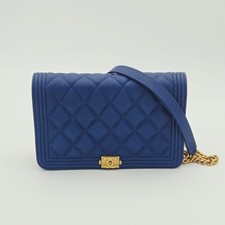 Chanel Tasche Wallet on Chain Leder gesteppt ...
