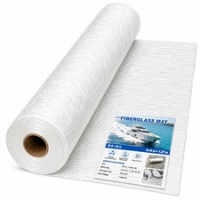 Fiberglass Mat,50 Inch x 10 Yard Fiberglass Chopped Strand Mat