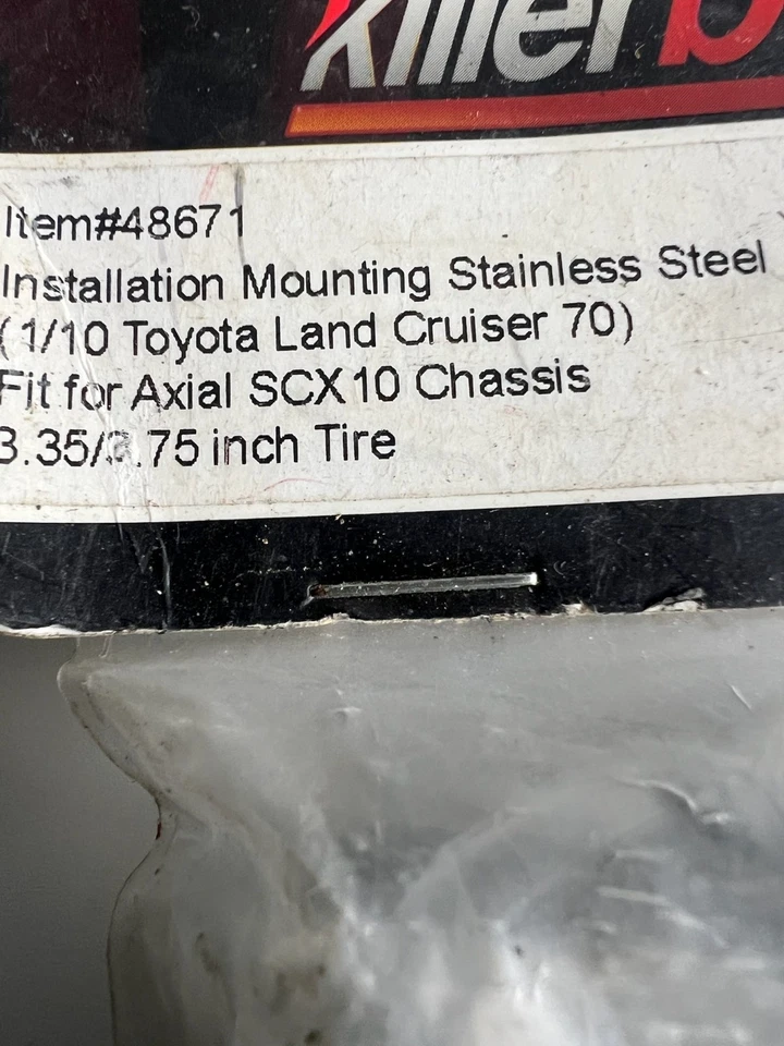 mounting stainless steel (1/10 toyota land cruiser 70) fit for axial scx10 - Image 2 of 2