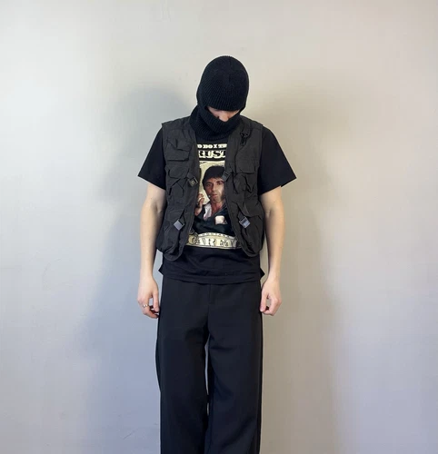 GUCCI Gilet gilet multitasche utilità pesca militare giapponese