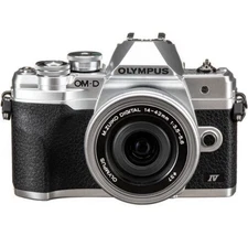 Reconditioned Olympus OM-D E-M10 Mark IV Mirrorless Camera Kit with 14-42mm Lens