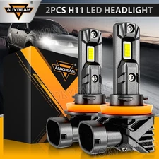 AUXBEAM Canbus H11 H9 LED Headlight Kit High/Low Beam Bulbs Super Bright 28000LM