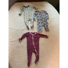 Lot of 3 KicKee Pants Bamboo Rompers