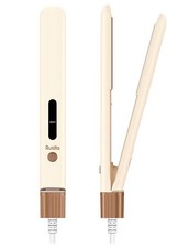 2-in-1 Hair Straightener and Curling Iron, 1" Ceramic Flat Iron