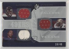 2008 SPx Winning Trios Numbered to 49 16/49 Frank Gore Jerious Norwood #WT19 b6s