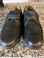 Dr Comfort Scott Mens 12 M Diabetic Orthopedic Shoes Single Strap Black 9210
