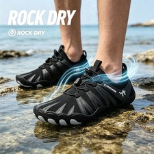 Diving Water Shoes Men, Quick Dry Beach Surf Protective Reef Aqua Socks
