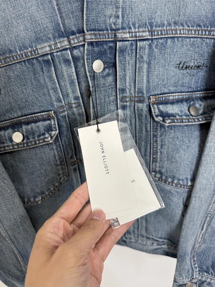 John Elliott x Union x Dr. Chaqueta Woo Denim Thumper | Talla 2 Mediana Foto 4 de 4