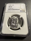 1953 MS64 Franklin Half NGC Certified