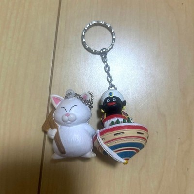 Dragon Ball Karin-sama and Mr. Popo PVC Keychain Set of 2