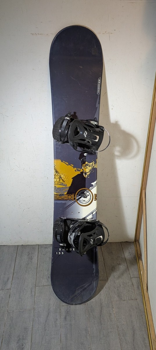 Salomon Shade 155 Snowboard with Ride XL Bindings | eBay