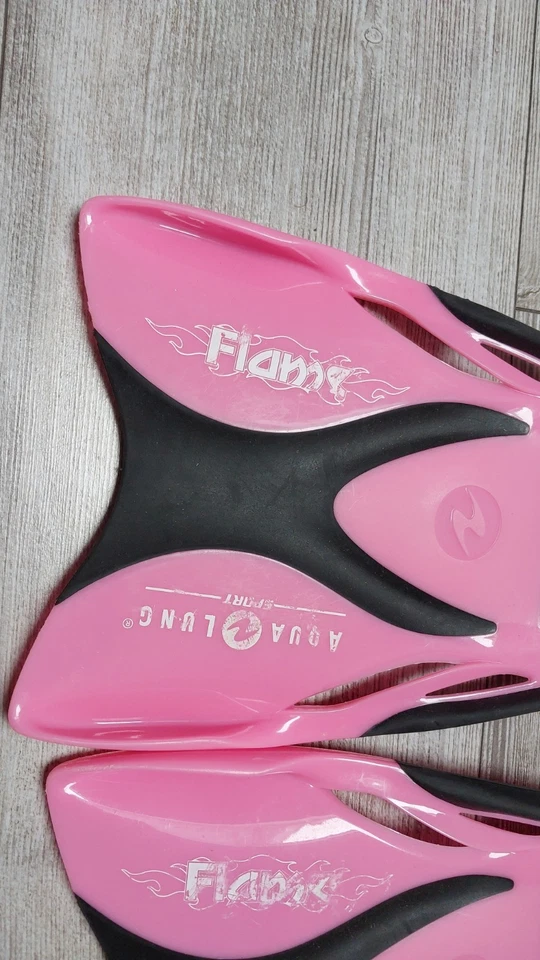 Flame Mädchen Schwimmflossen Flossen rosa Gr. 27 28 29 30 31 32 verstellbar Aqua - Bild 3 von 4