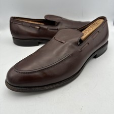 ALLEN EDMONDS Saratoga Men  s Brown Leather Tassel Loafers 11.5 C