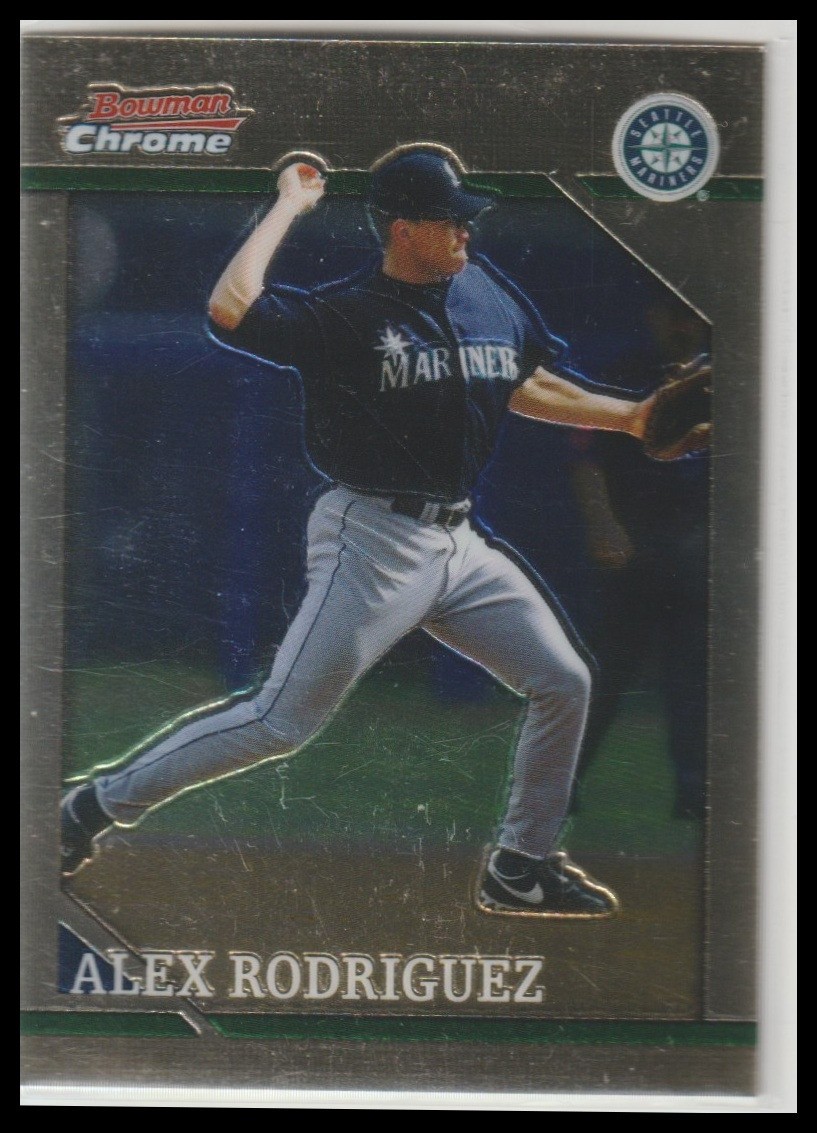 2005 Bowman Chrome #96-AR Alex Rodriguez Alex Rodriguez Throwbacks