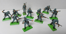 Lot of 11 Britains LTD Deetail WWII German Infantry Soldiers 1:32 -All Diff. c 