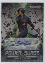 2022 Panini Prizm Draft Picks Power Surge Silver Tanner Schobel #PS-TS Auto 1u6