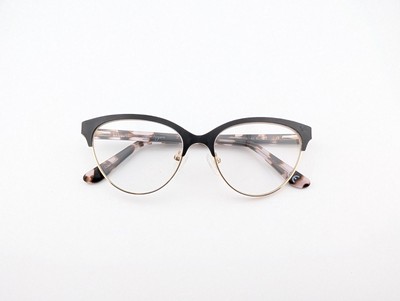 Sofia Vergara Eyeglasses, Frames Only, Itzel BLK, 53-16-140, Metal, Black/Gold