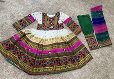 afghan / Pathan dress for women handmade embroidery colorful
