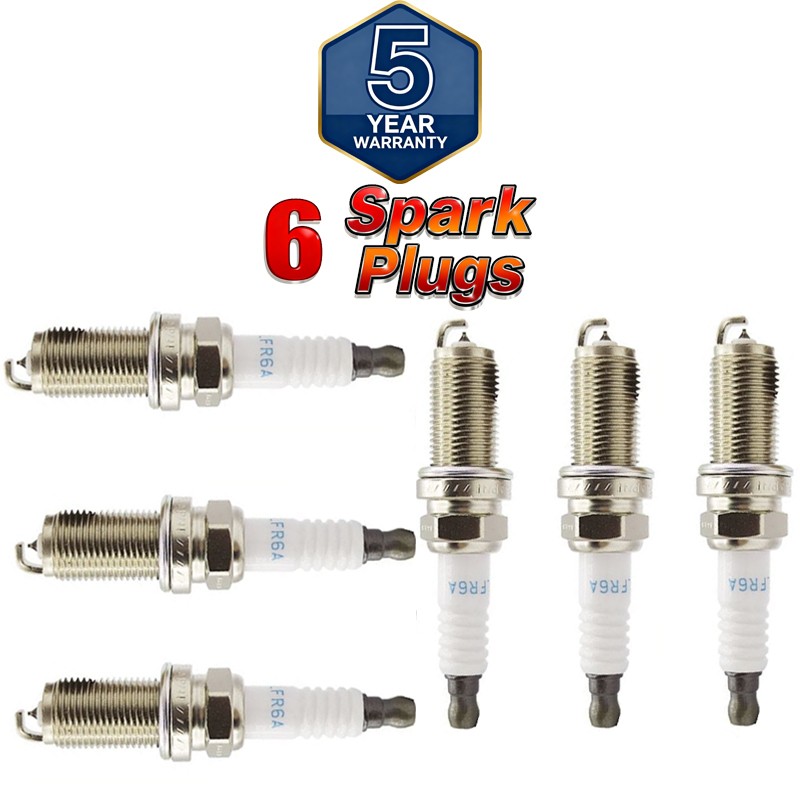 Set of 6 22401AA670 For 04-17 TURBO Spark Plugs Impreza STi Legacy Outback