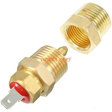 ADAPTER FAN GROUNDING THERMOSTAT SWITCH COOLANT TEMP SENSOR 3/8" 1/2" NPT 200'F
