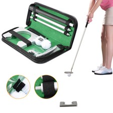 AU Portable Golf Putter Putting Practice Set Training Aids Indoor Outdoor Sports