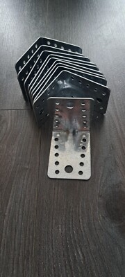 Cualityx Winkelwinkel 10 Stück (70x70x55x1,5 mm) Stahl verzinkt