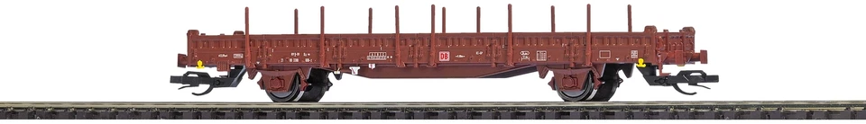 Flachwagen Mit Pfosten KS 446 - Busch 31504 - Bild 1 von 1