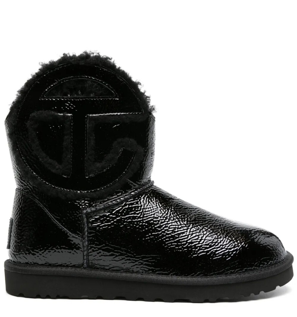 МИНИ-БОТИНКИ UGG AUSTRALIA x TELFAR С ЛОГОТИПОМ STIVALETTI DONNA 1155790BLK 44490₽