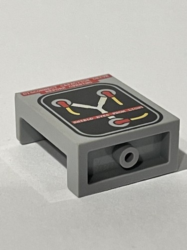 Lego Flux Capacitor Panel BACK TO FUTURE Delorean Vintage 2013 Set 21103 RARE! - Picture 3 of 4