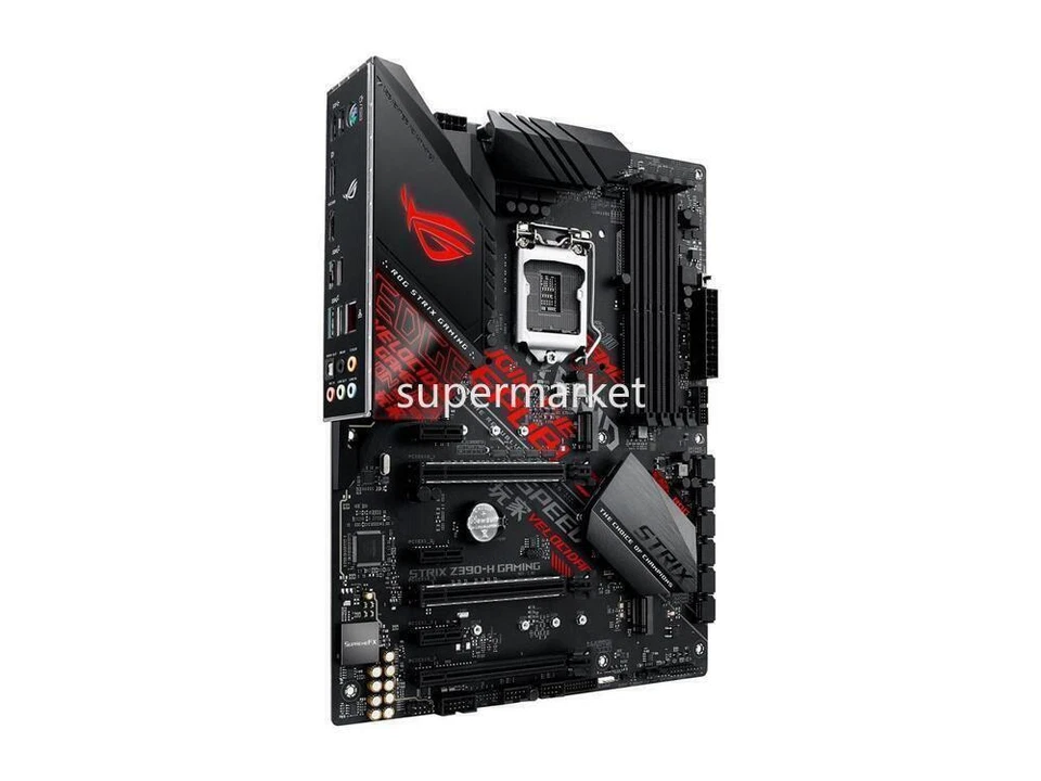 Asus Rog Strix Z390-H Gaming LGA 1151 Intel 8th and 9th Gen HDMI ATX Motherboard - Image 2 of 4
