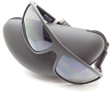 Wiley X Peak Matte Black Silver Flash ACPEA06 Authentic Sunglasses New