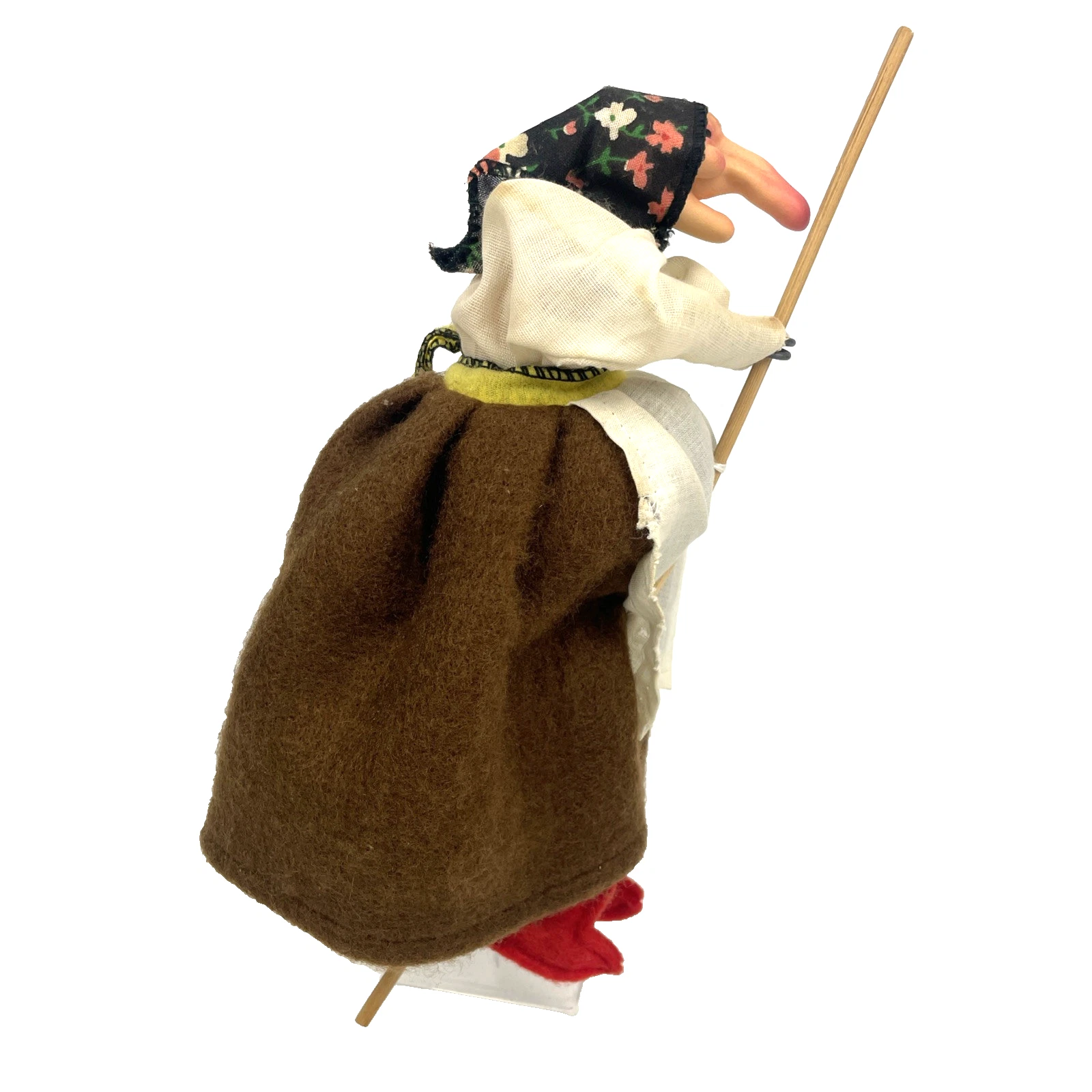  vintage scandinavian mathilda kitchen witch baba yaga hag 1970s good luck 
