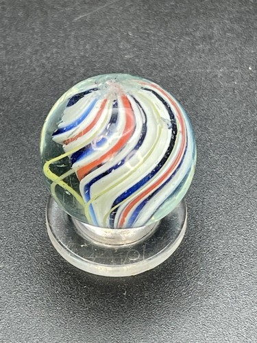 Four Color Handmade Solid Core Marble Vintage Marbles 0.787” - Picture 3 of 12