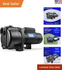 AQUASTRONG 2 HP Cast Iron Centrifugal Pump - 5200 GPH for Optimal Irrigation