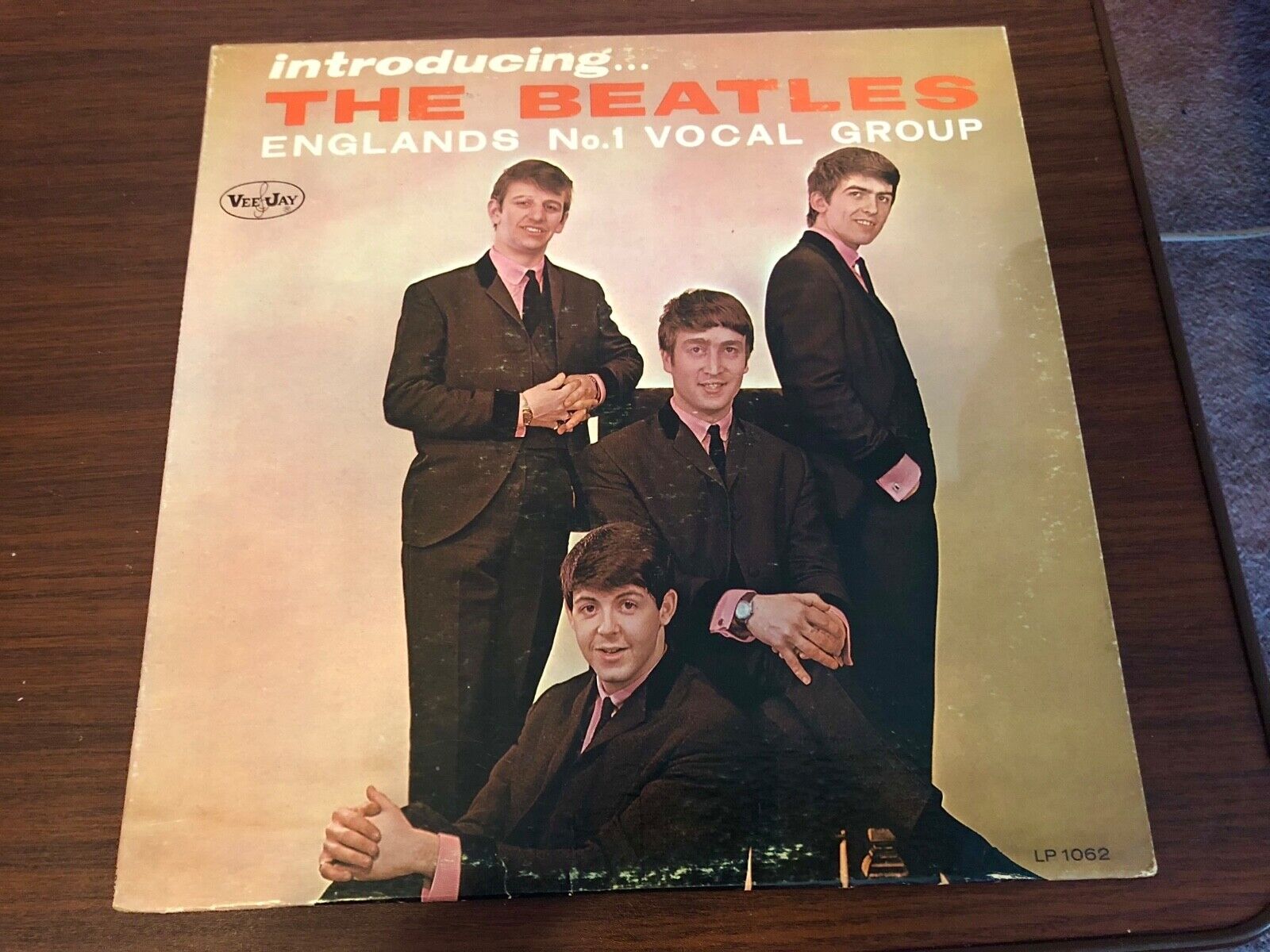 Beatles - January 1964 - Introducing The Beatles Version Two Pasteover Cover VJ
